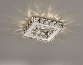 Galaxy Crystal Ceiling Lights Diyas Recessed Crystal Lights